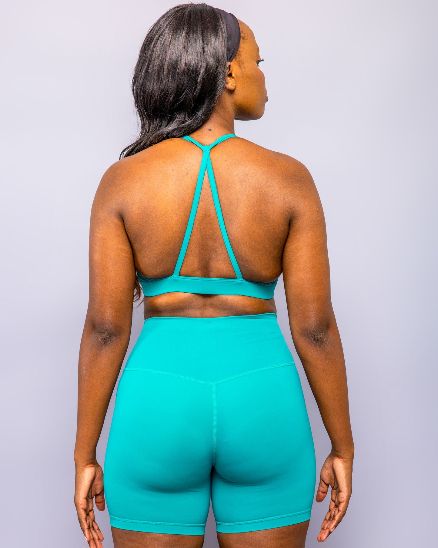 Short Legging and Sports Bra Set